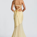 Cheyenne | One-Shoulder Mesh Evening Gown