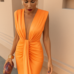 Julia | Graceful Pleated Maxi Dress