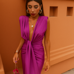 Julia | Graceful Pleated Maxi Dress