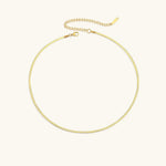 Timeless Herringbone Gold Necklace