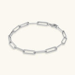 Elegant Gold Paperclip Bracelet