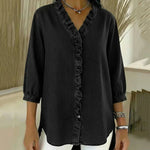 Destiny | Elegant Denim Blouse