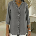 Destiny | Elegant Denim Blouse