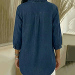 Destiny | Elegant Denim Blouse