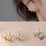 Lydia - Spiral Ear Cuff Earrings