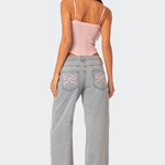 Hope | Cute Bow Jeans