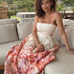 Navya | Halter Floral Elegance Dress