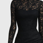 Constance | Elegant Lace Fishtail Maxi Dress