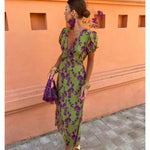 Nola | Colorful Summer Print Dress