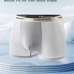 4 Pack Men's Quick-Drying & Comfortable Antibacterial Ice Silk Trunks