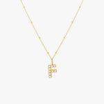 Pearl Initial Pendant Necklace