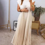 Samiya | Sleeveless Pleated Dress