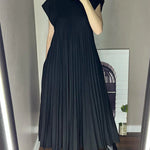 Samiya | Sleeveless Pleated Dress