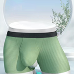 Men's Cooling Separate Pouch Boxer Briefs Dual Pouch Underwear