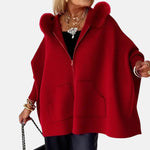 Bella™ | Casual Hooded Coat with Fur Collar