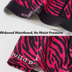4 Pack Men's Ice Silk Pink Leopard Print Anti-Chafing Stretch Fit Trunks