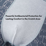 3 Pack Men's Cotton Seamless Comfort Supportive Fit Anti-Chafing Trunks