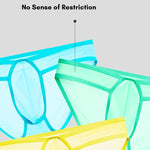 2 Pack Men's Ice Silk Breathable Sexy Low-Rise Anti-Odor Briefs