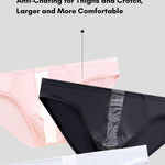 2 Pack Men's Ultra-Soft Modal Seamless Comfort Low-Rise Briefs