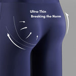 2 Pack Men's Ice Silk Anti-Chafing Quick-Dry Seamless Midway Briefs