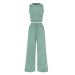 REINA™ – Ribbed Knit Sleeveless Lounge Set