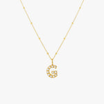Pearl Initial Pendant Necklace