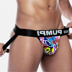Men’s Sexy Graffiti Pouch Thongs