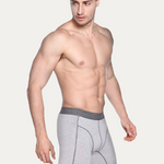 Men's Sport Anti-Chafing Cotton Boxer Briefs
