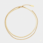 Elegant Flow Layered Necklace Set