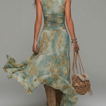 Evie | Boho Slit Maxi Dress