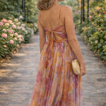 Keira | Floral Sleeveless Maxi Dress