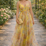 Keira | Floral Sleeveless Maxi Dress