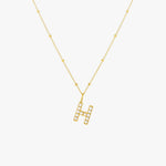 Pearl Initial Pendant Necklace