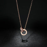 CYNTHIA™ – Roman Numeral Charm Necklace