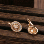 Exquisite Oval Pearl Hoop Earrings
