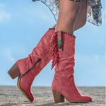 HARLOW™ - Classic Western Fringe Boots