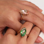 Timeless Dragonfly Crystal Ring