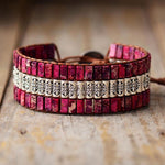 Lotus Boho Wrap Bracelet