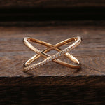 Prestigious Crossover Zirconia Shine Ring