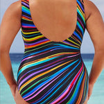 Maddie | Your Striped Push-Up Monokini for a Feminine Summer Look