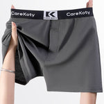 2 Pack Men's Loose-Fit Cotton Comfort Seamless Boxer Shorts