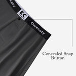 2 Pack Men's Loose-Fit Cotton Comfort Seamless Boxer Shorts