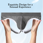 3 Pack Men's Breathable Mesh Ice Silk Sexy Stretch Fit Jockstrap