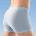 3 Pack Men's Seamless Breathable Mid-Rise Antibacterial Crotch Trunks
