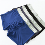 3 Pack Men's Reinforced Pouch Breathable Seamless Comfort Trunks