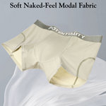 2 Pack Men's Mid-Rise Ultra-Soft Modal Antibacterial High-Stretch Trunks