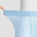 3 Pack Men's Seamless Breathable Mid-Rise Antibacterial Crotch Trunks