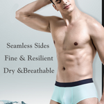 4 Pack Men's Moisture-Wicking Ice Silk Breathable Stretch Fit Trunks