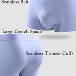 2 Pack Men's Ultra-Soft Modal Seamless Odor-Control Antibacterial Trunks