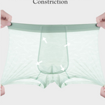 3 Pack Men's Lightweight & Airy Seamless Comfort Ice Silk Trunks